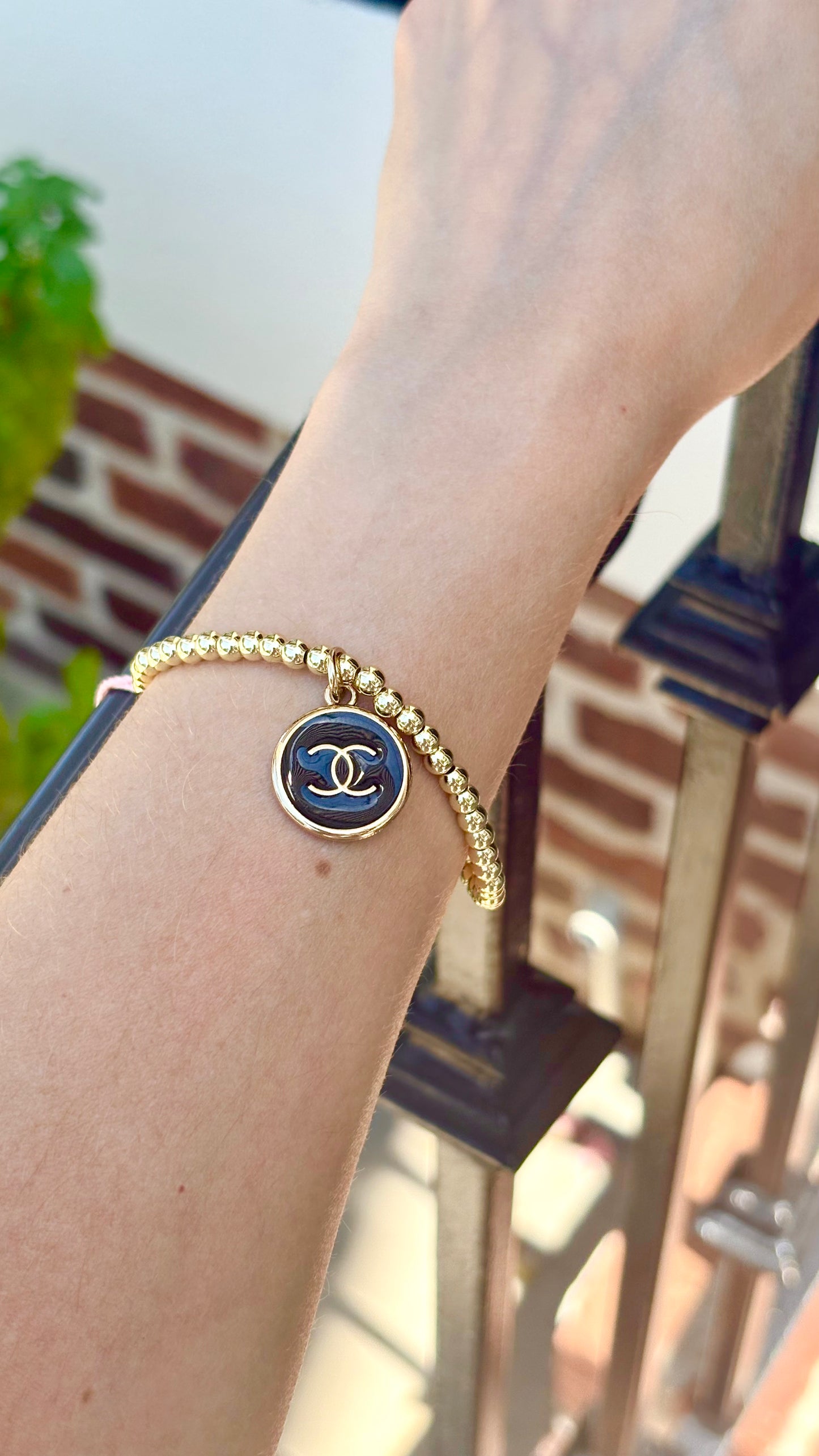 Little Luxe Noir Up-cycled Bracelet