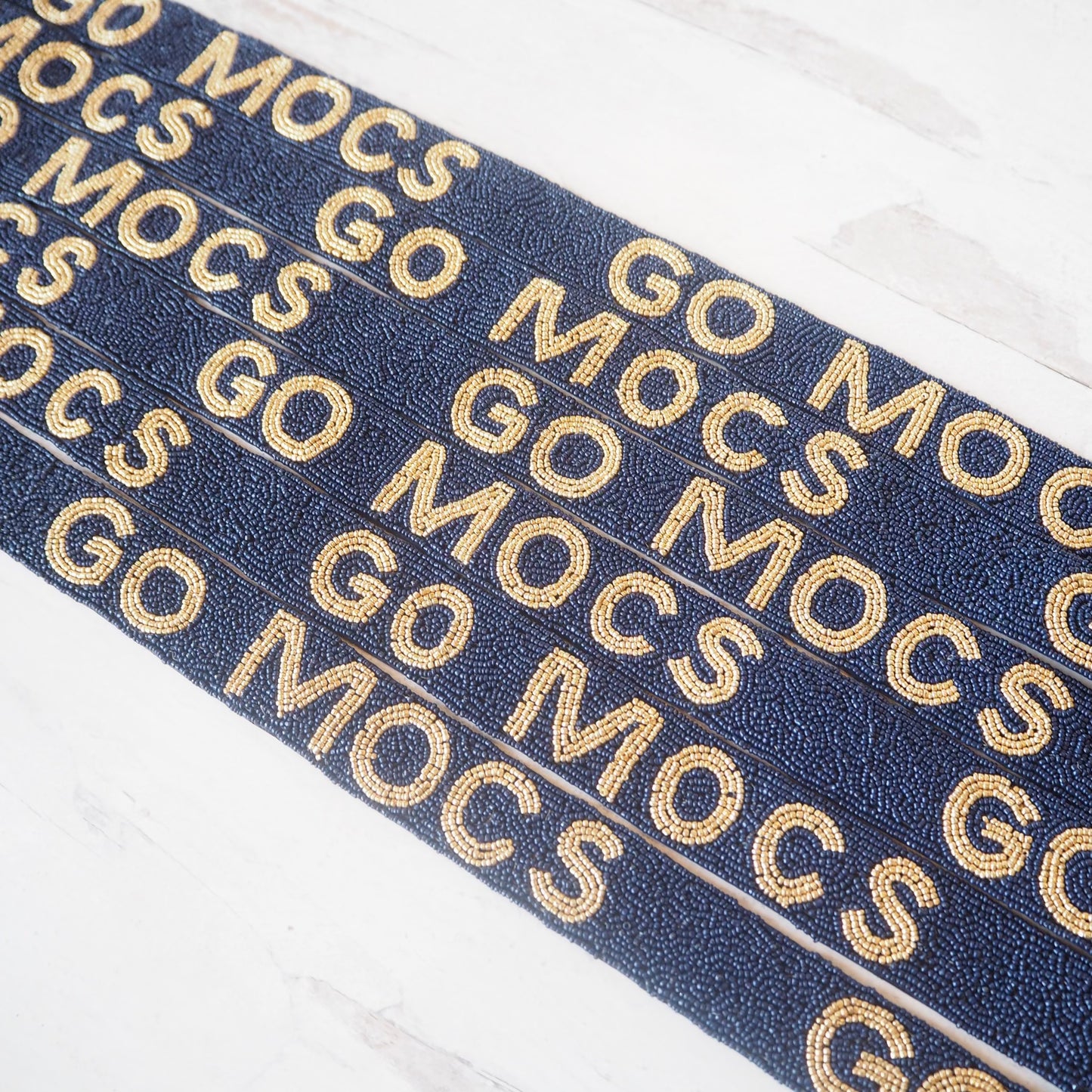 Go Mocs Beaded Purse Strap