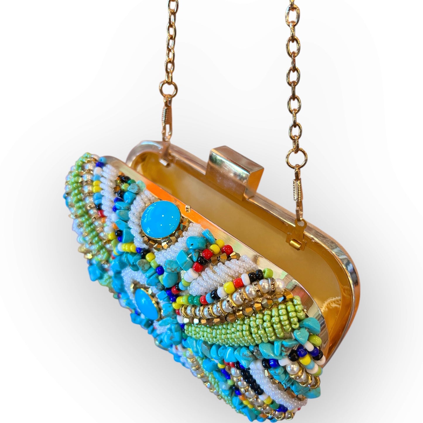Beaded and Jeweled Clutch