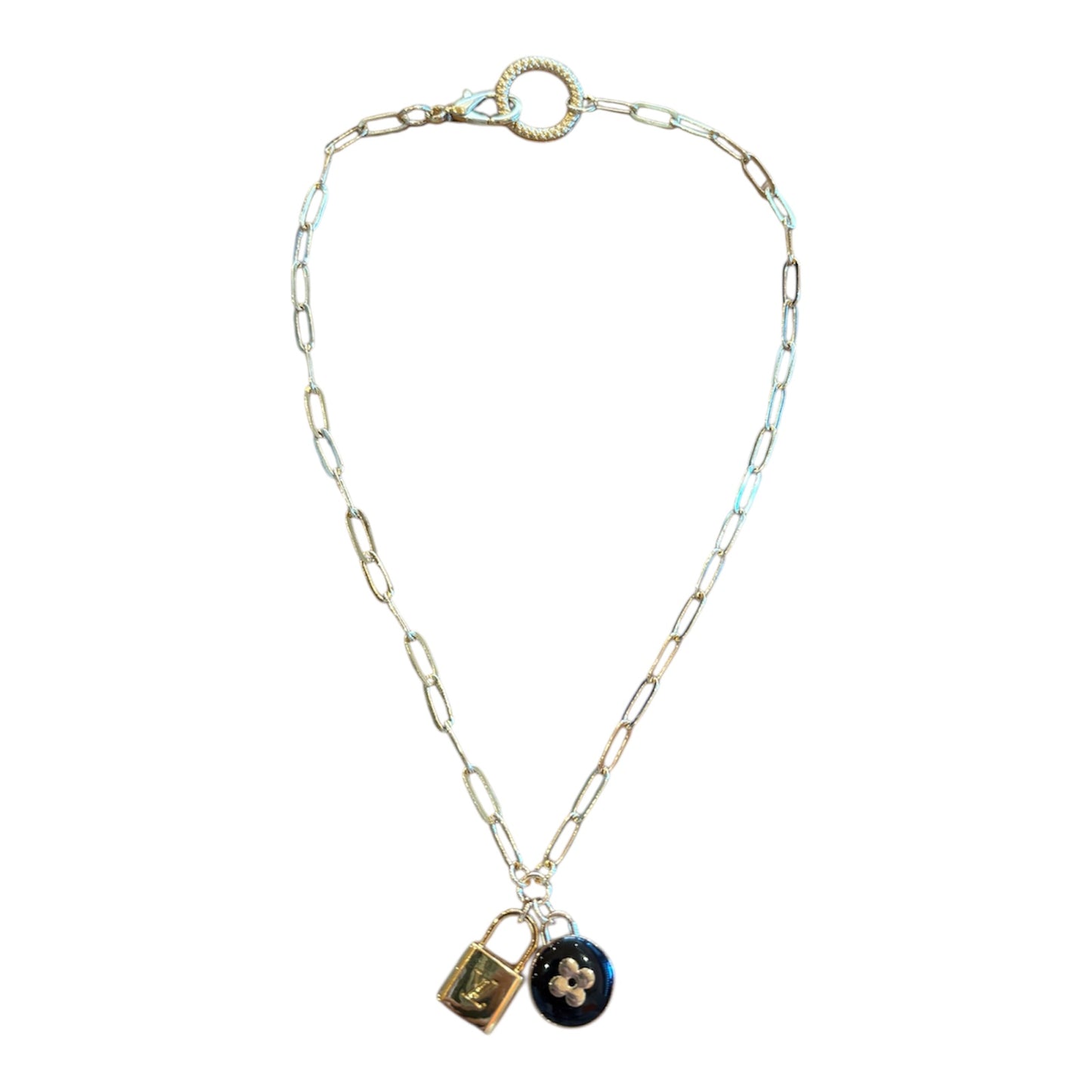 Petal & Lock Up-cycled Necklace