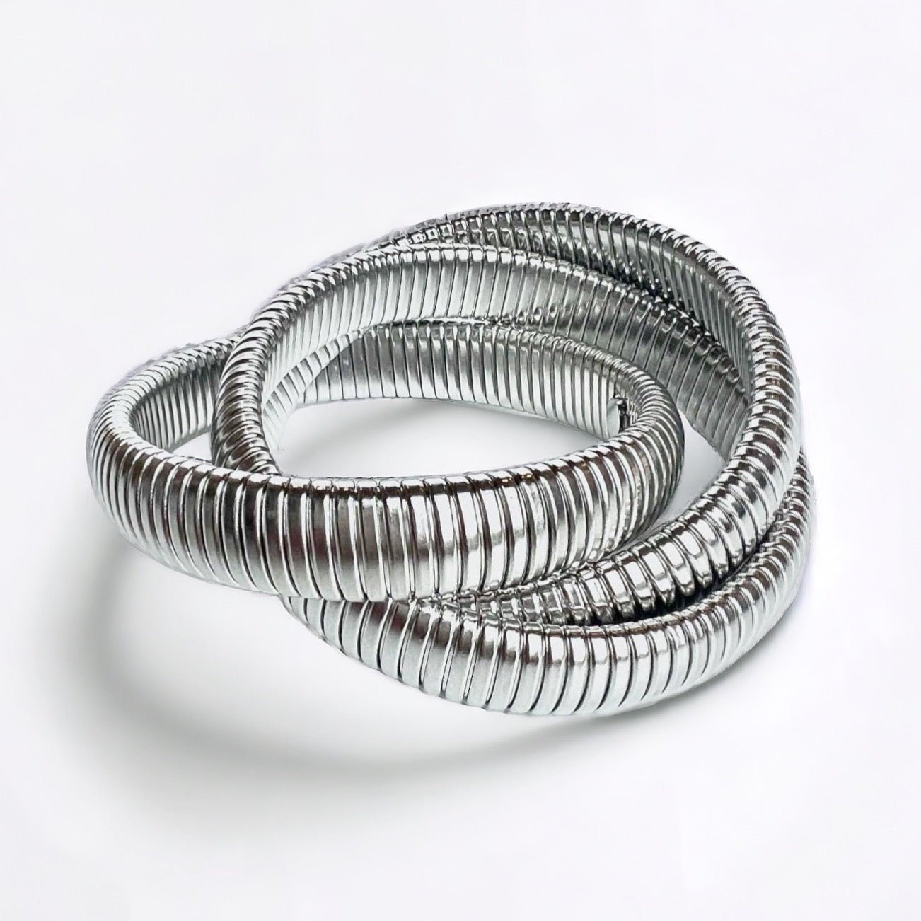 Gilded Grace Stack Metal Bracelets - Boho Mamma Store