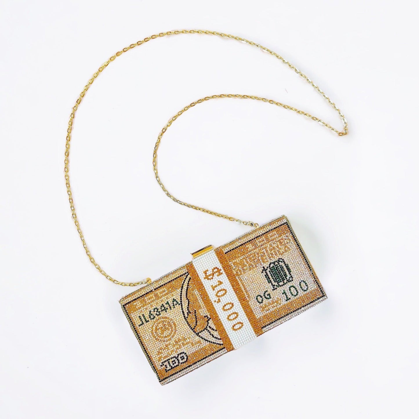 Glittery Money Clutch Handbag - Boho Mamma Store