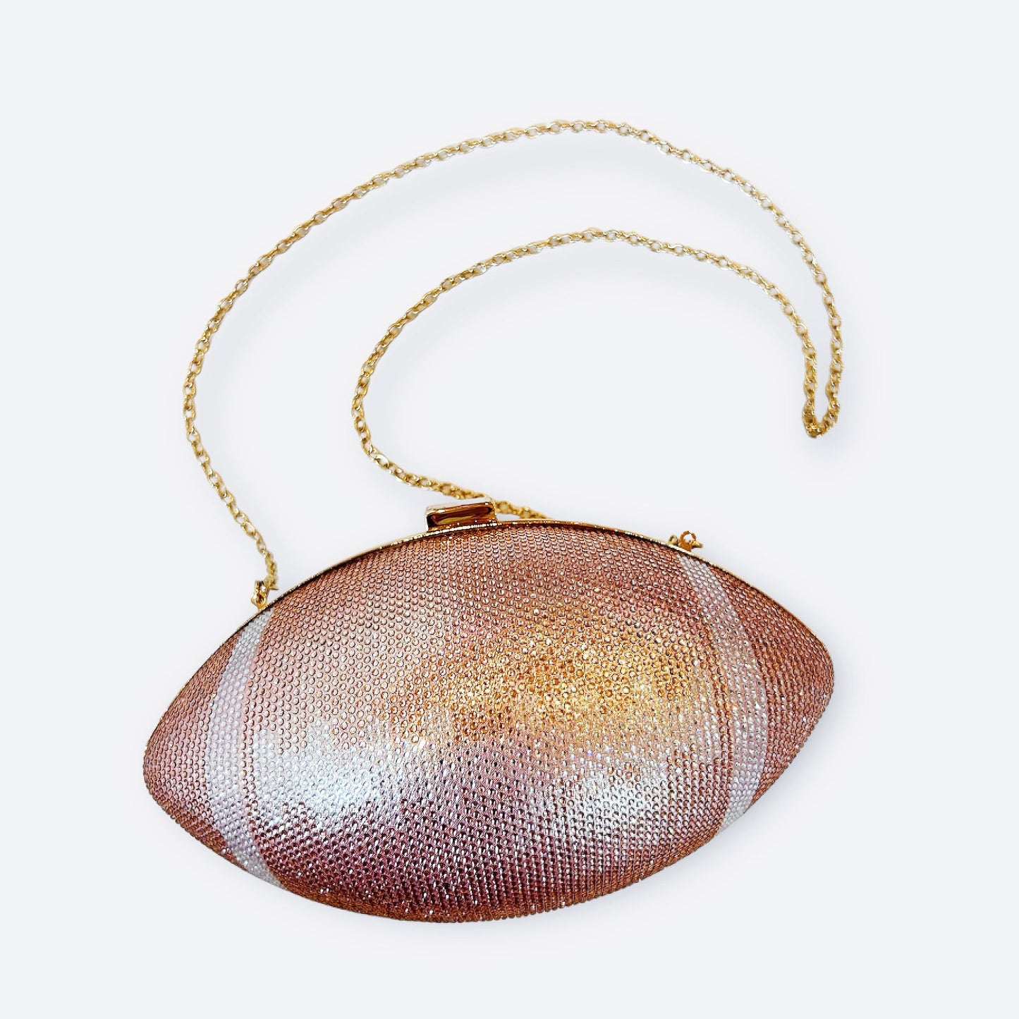 Rhinestone Pink Football Purse - Boho Mamma Store