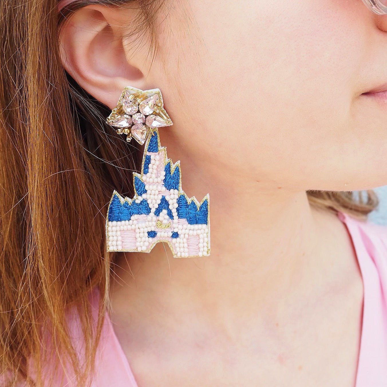 Beaded Castle Earrings - Boho Mamma Store