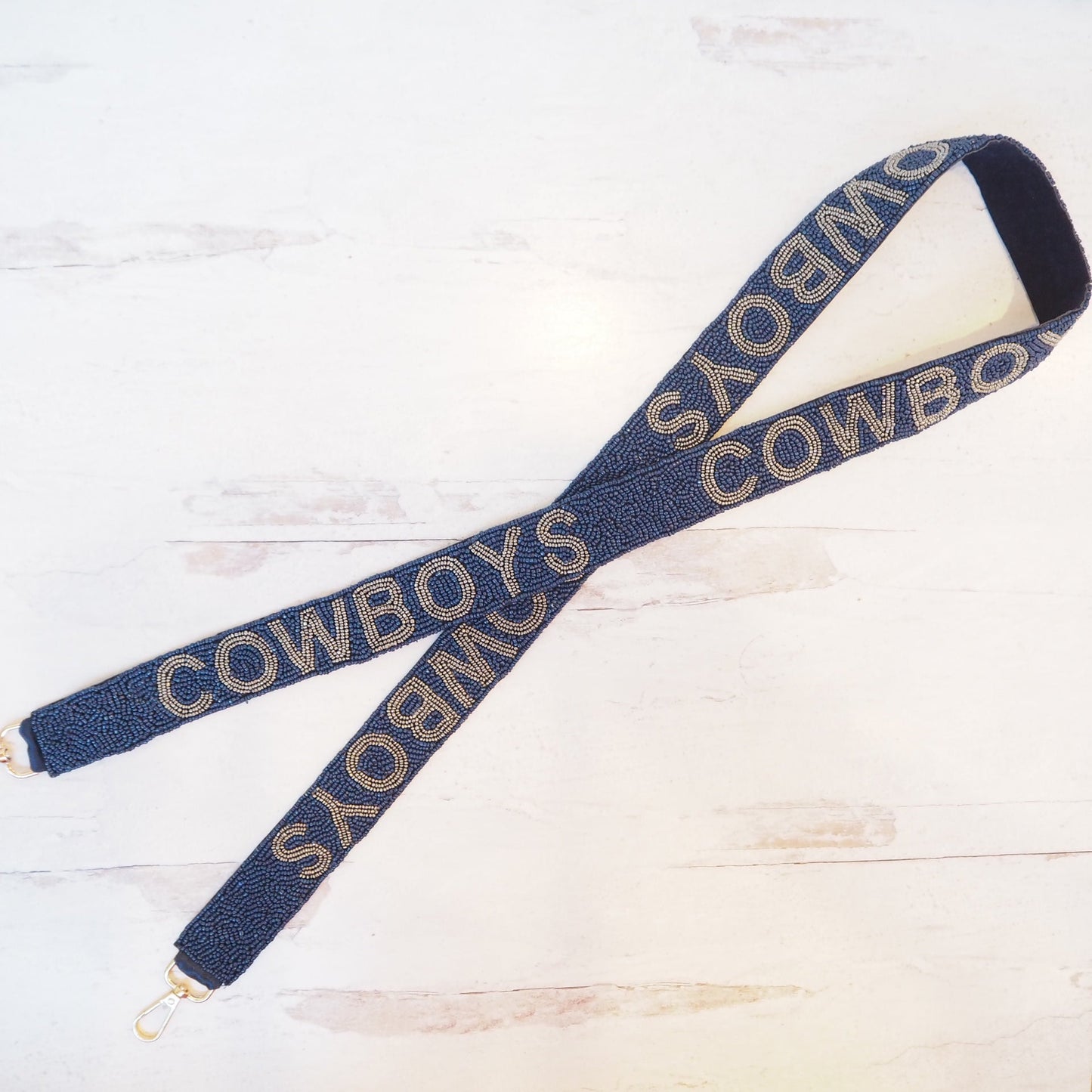 Beaded Dallas Cowboys Purse Strap - Boho Mamma Store