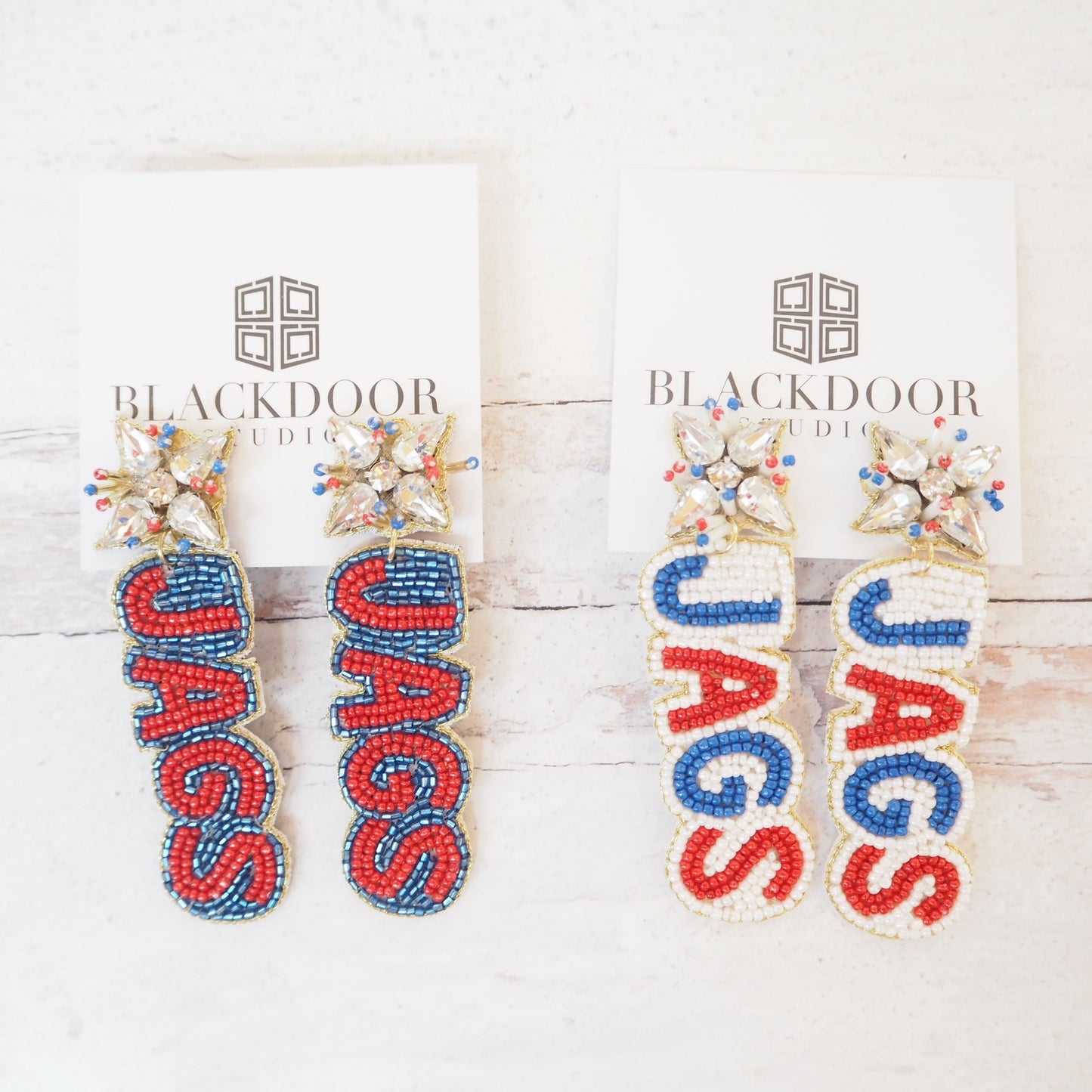 Beaded Go Jags Earrings - Boho Mamma Store