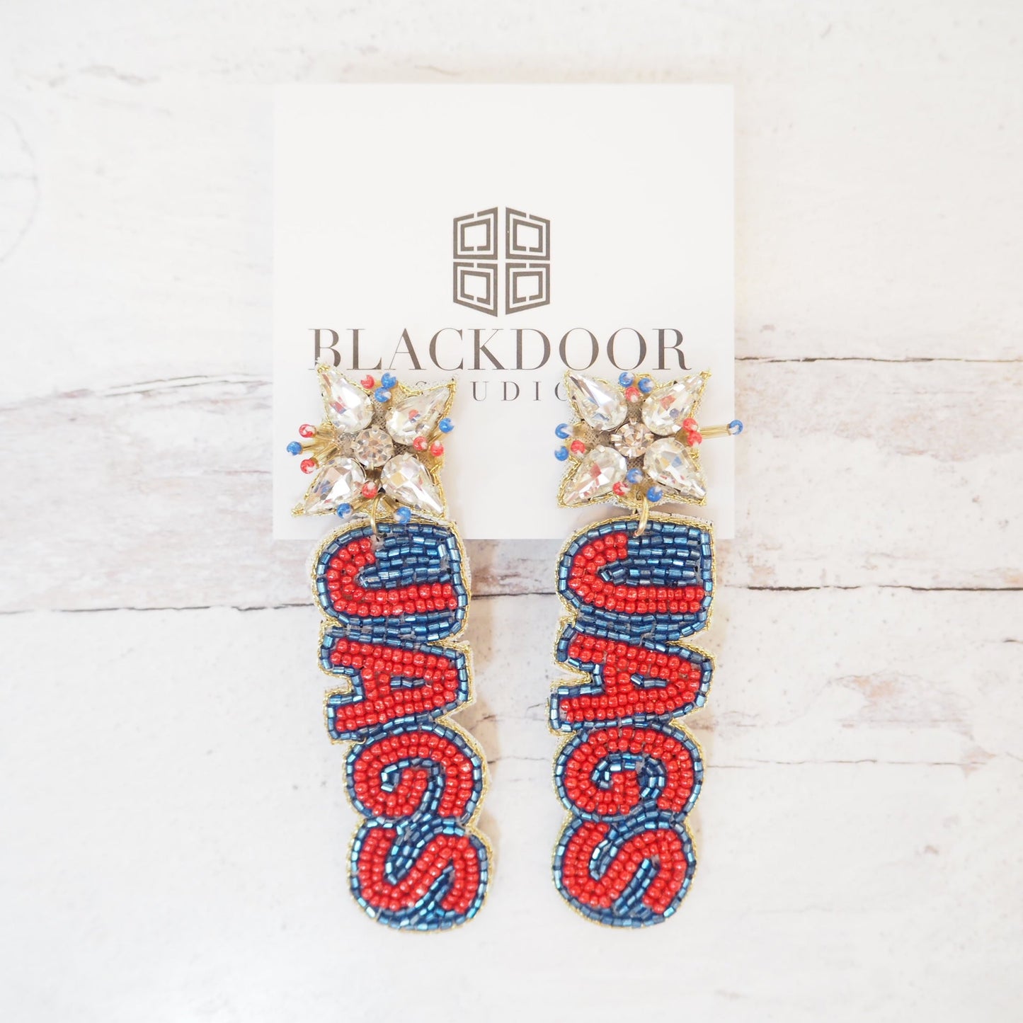 Beaded Go Jags Earrings - Boho Mamma Store