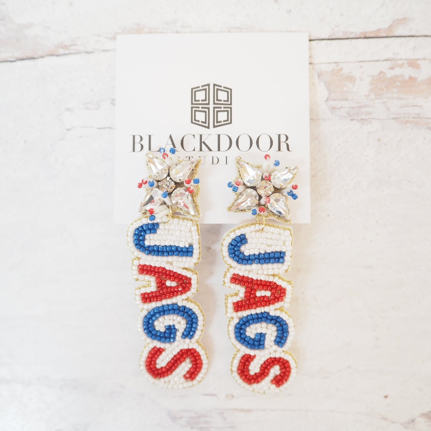 Beaded Go Jags Earrings - Boho Mamma Store