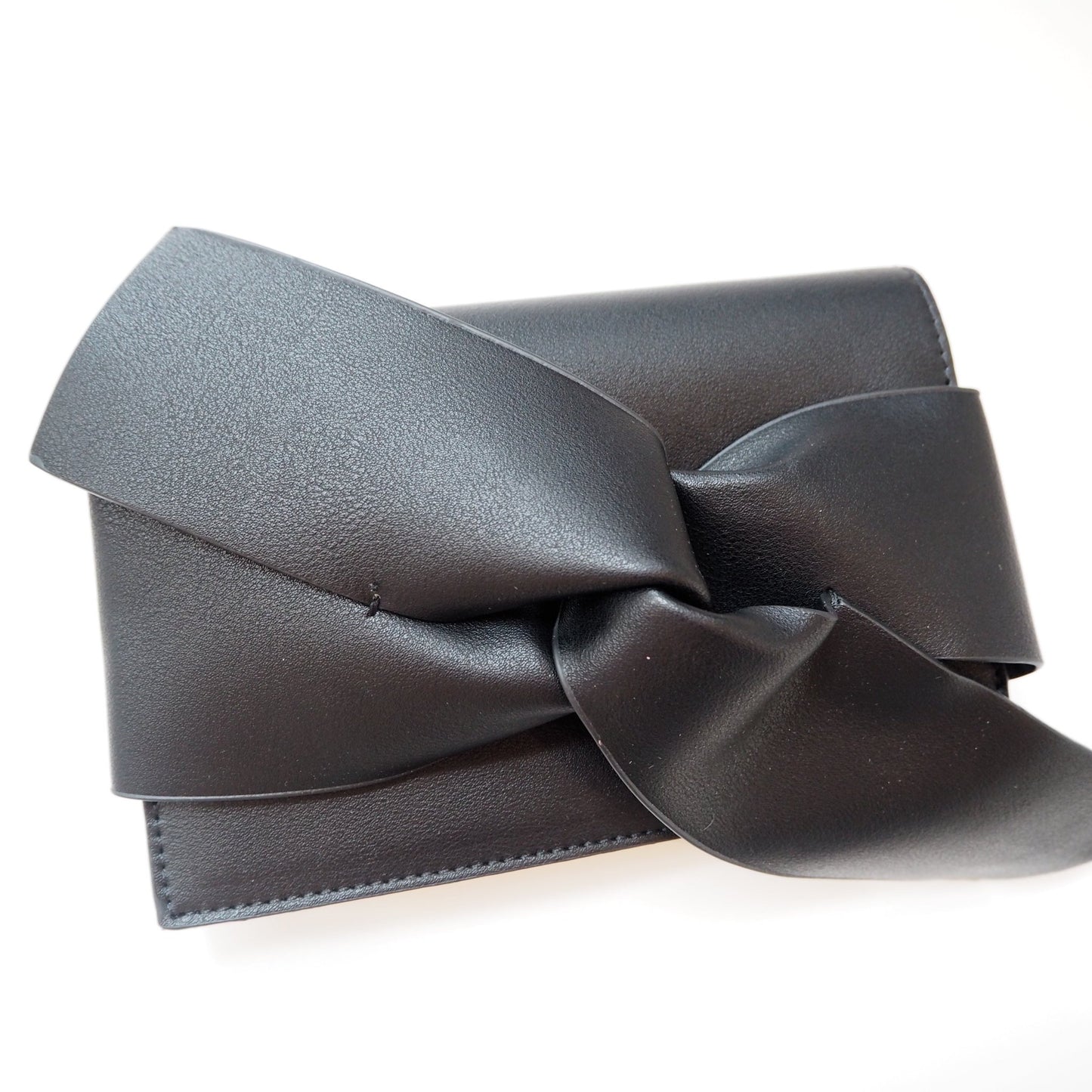 Black Bow Vegan Clutch Bag - Boho Mamma Store