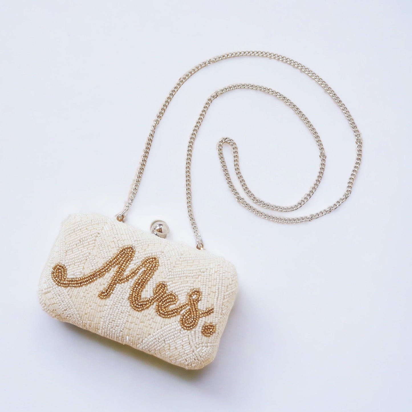 Mrs. Beaded Clutch Handbag - Boho Mamma Store