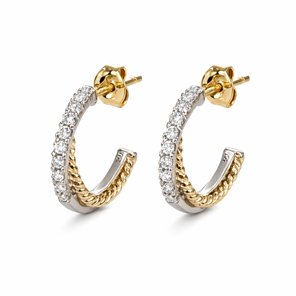 Rope & Radiance Hoops