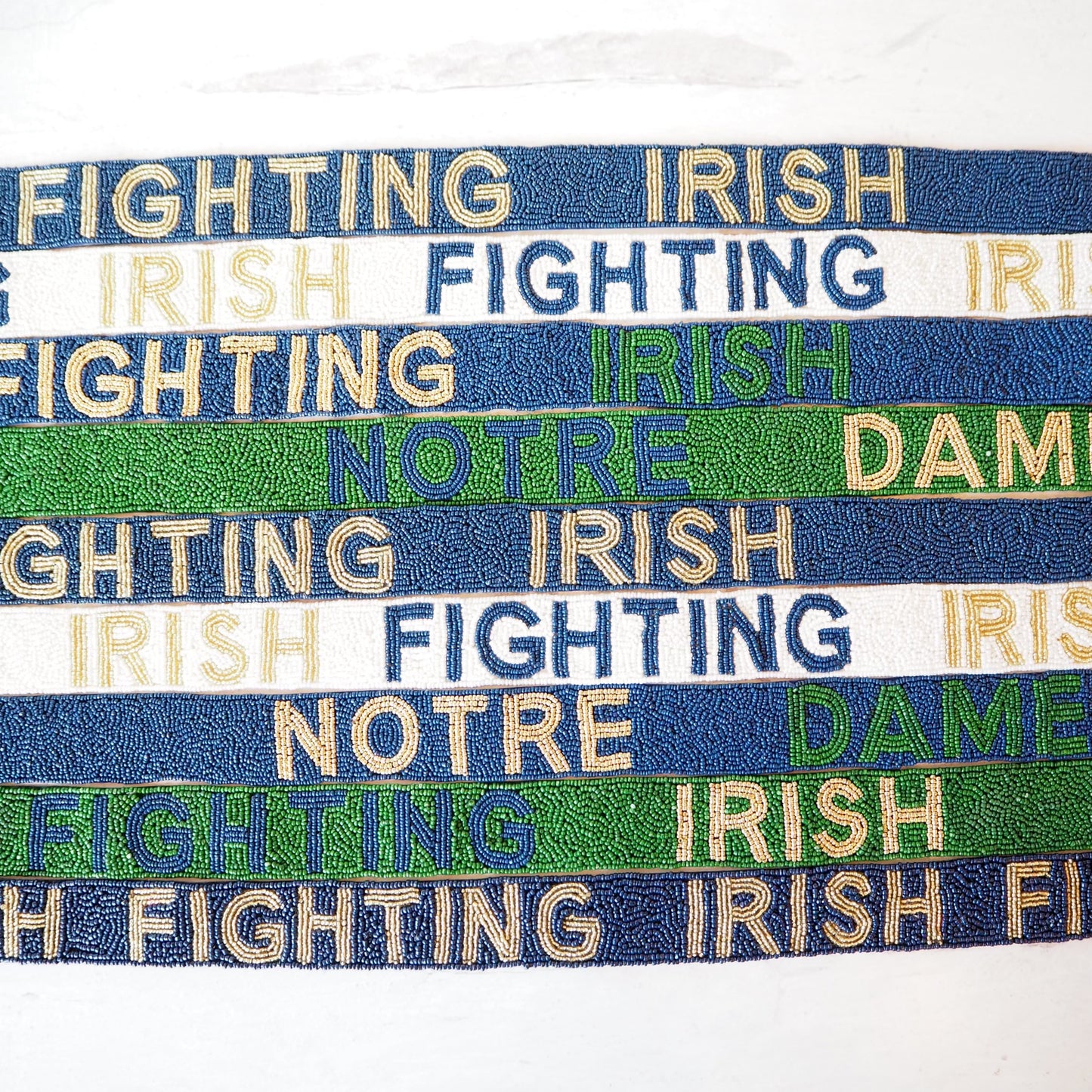 Beaded Fighting Irish Purse Strap