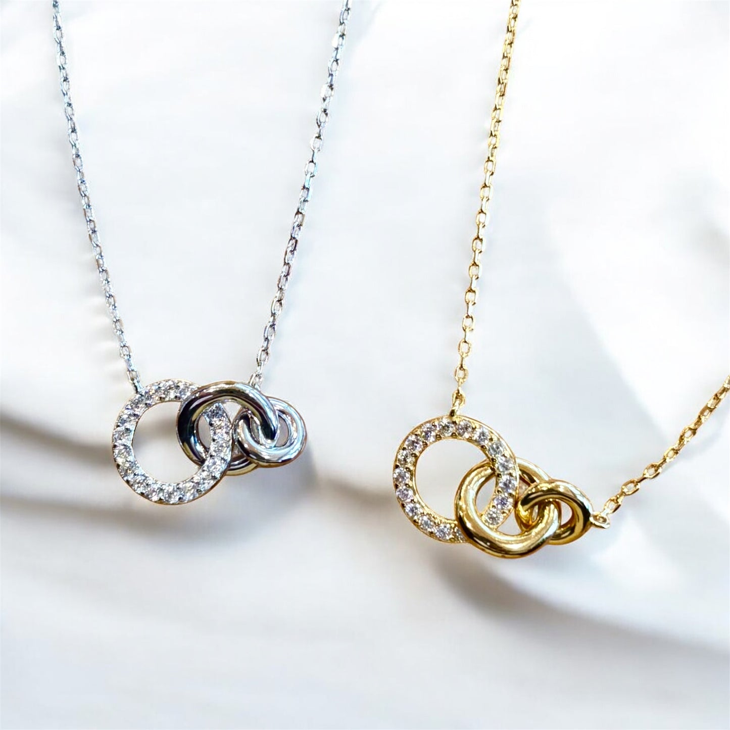 Pavé Rings Necklace