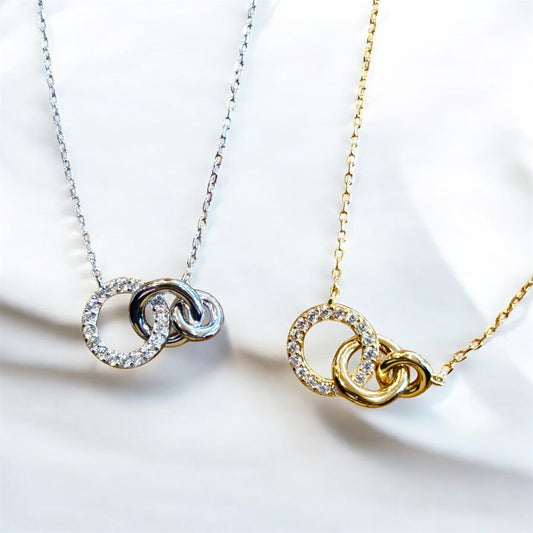 Pavé Rings Necklace