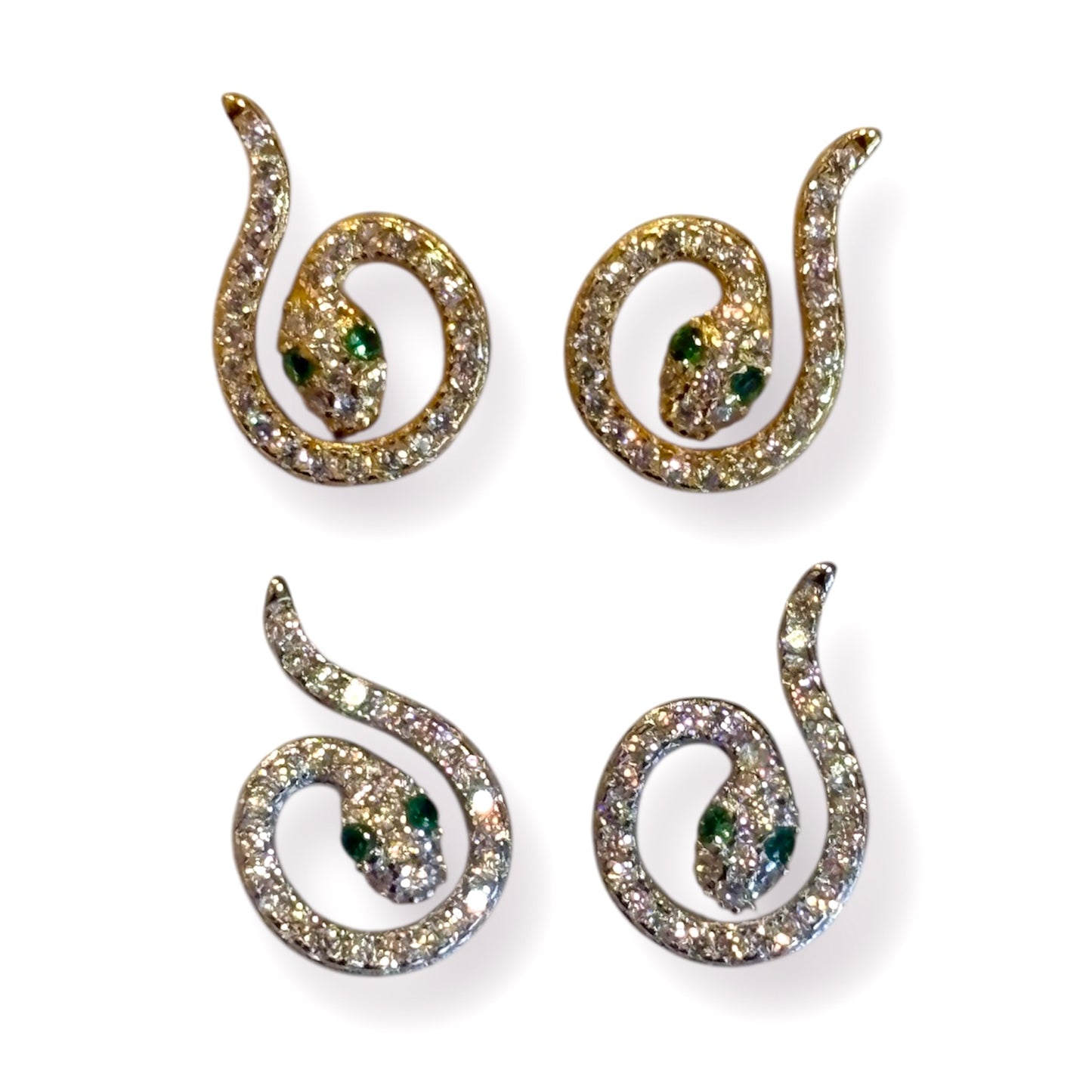 Serpent Swirl Studs