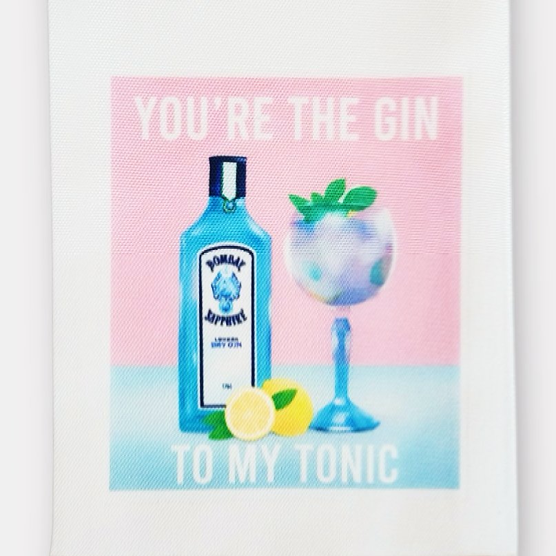 "You're The Gin To My Tonic" Kitchen Towel - Boho Mamma Store