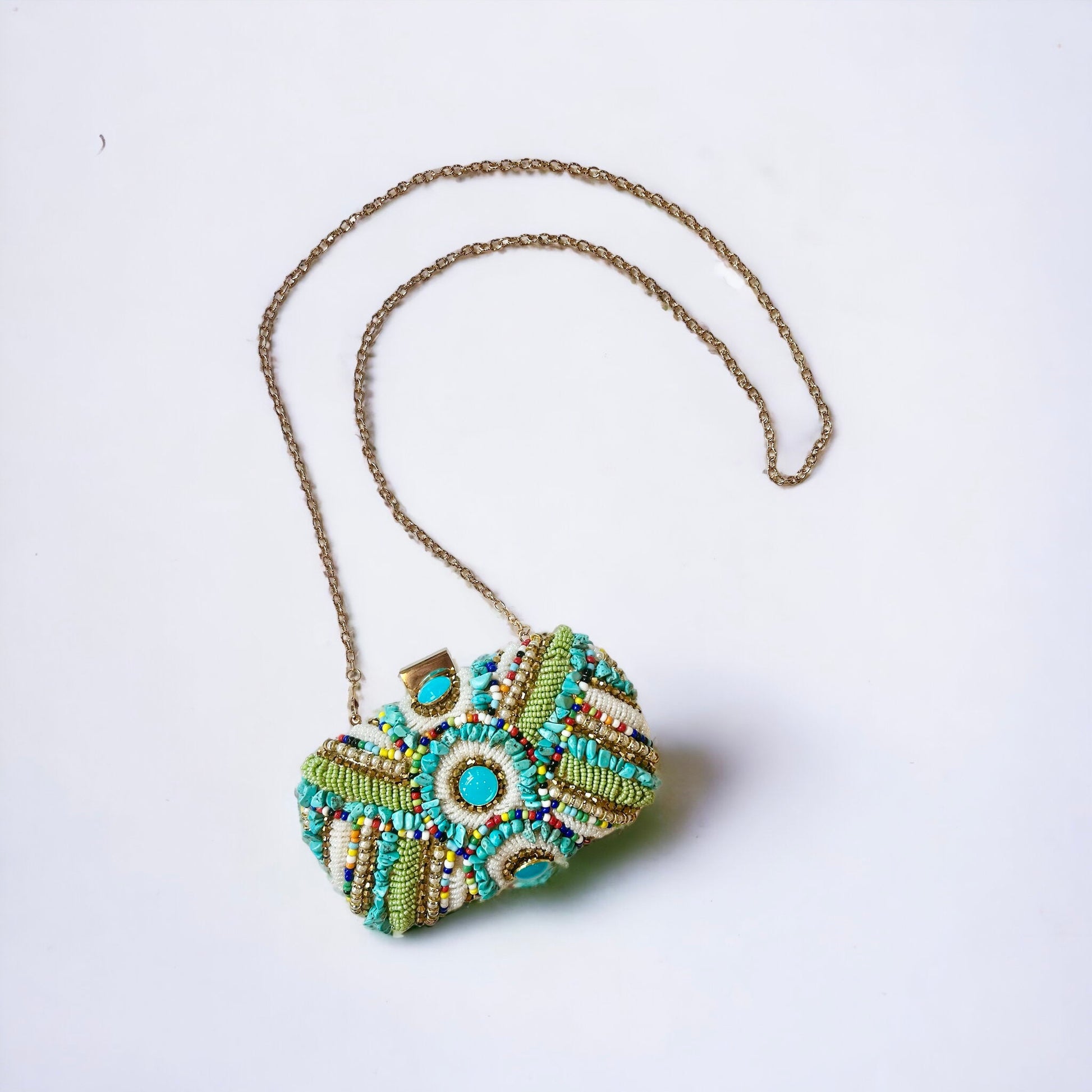 Beaded and Jeweled Clutch - Boho Mamma Store