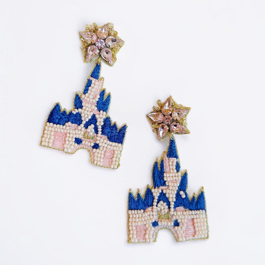 Beaded Castle Earrings - Boho Mamma Store