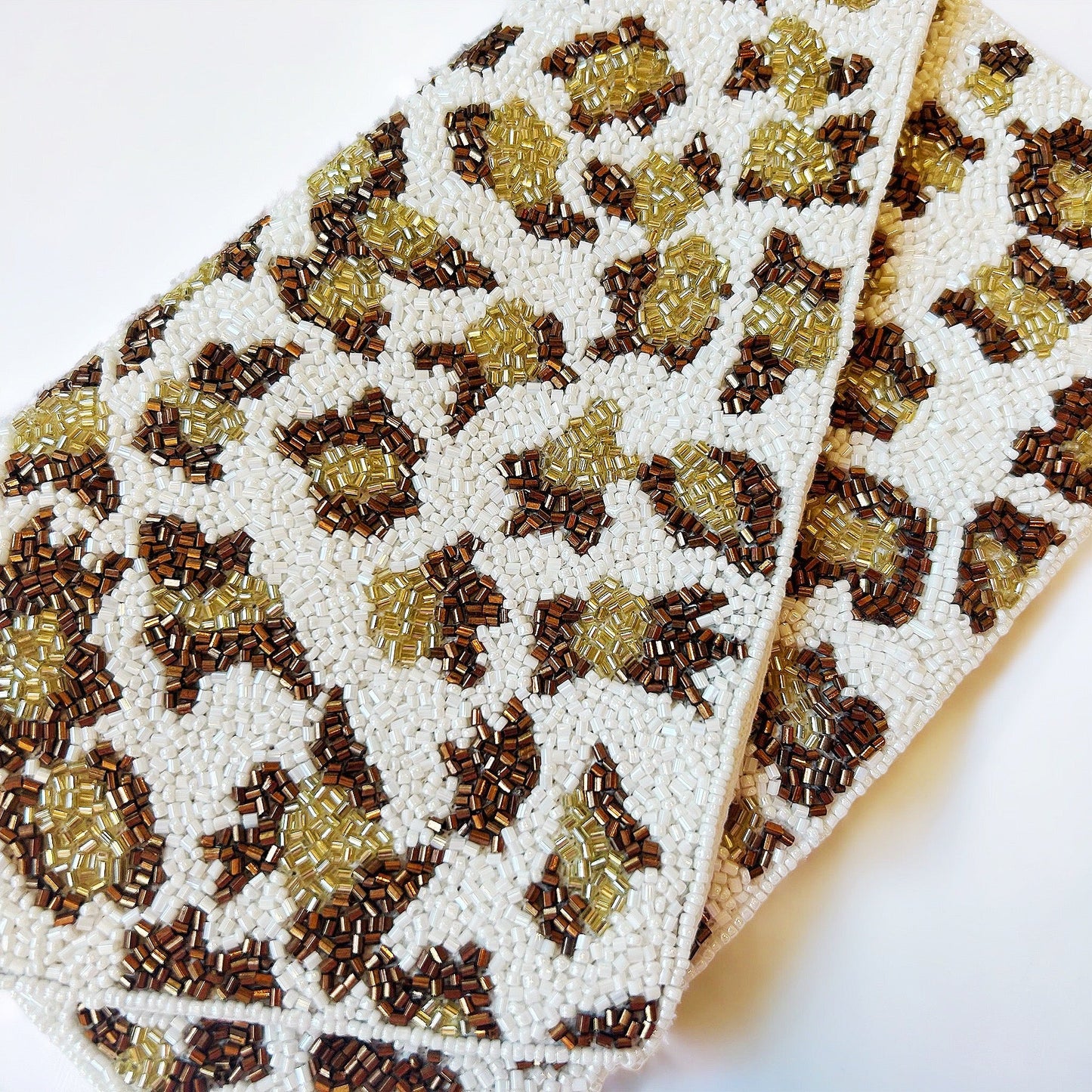 Beaded Leopard Print Handbag - Boho Mamma Store