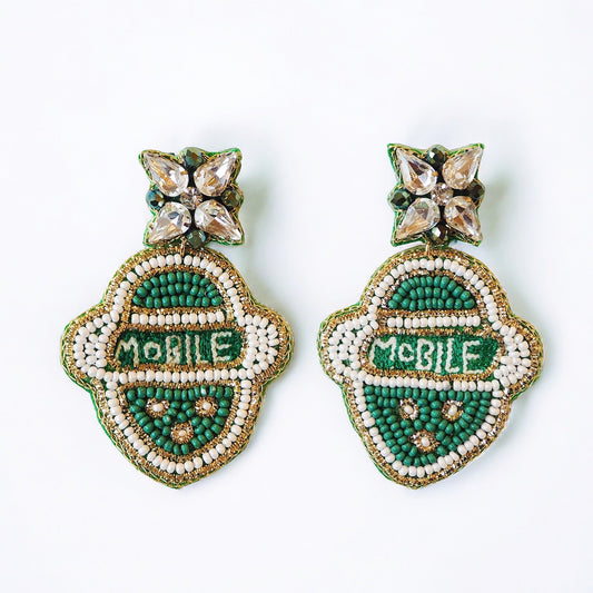 Beaded Mobile Leprechaun Earrings - Boho Mamma Store