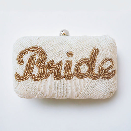 Bride Beaded Clutch Bag - Boho Mamma Store