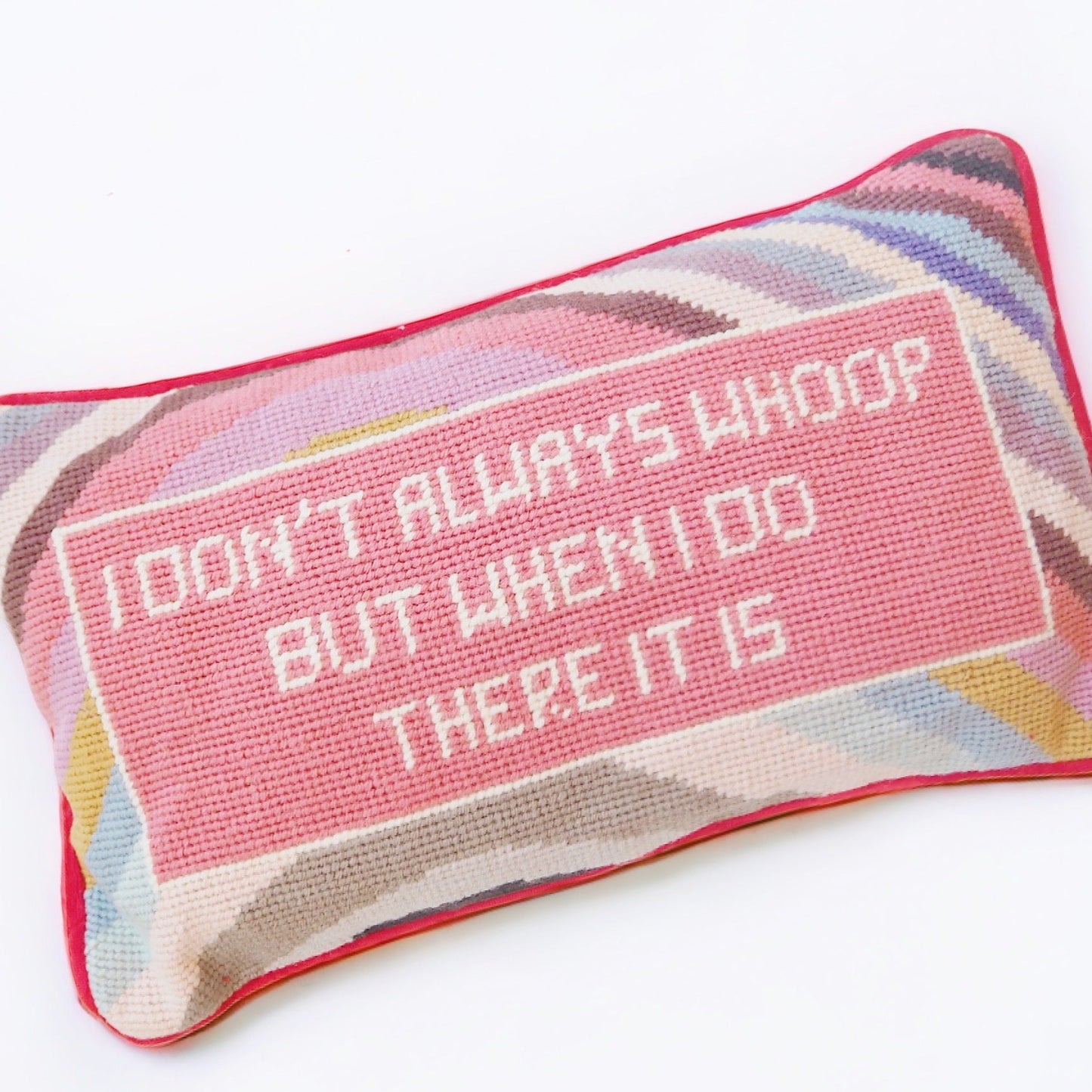 I Don't Always Whoop Needlepoint Pillow - Boho Mamma Store