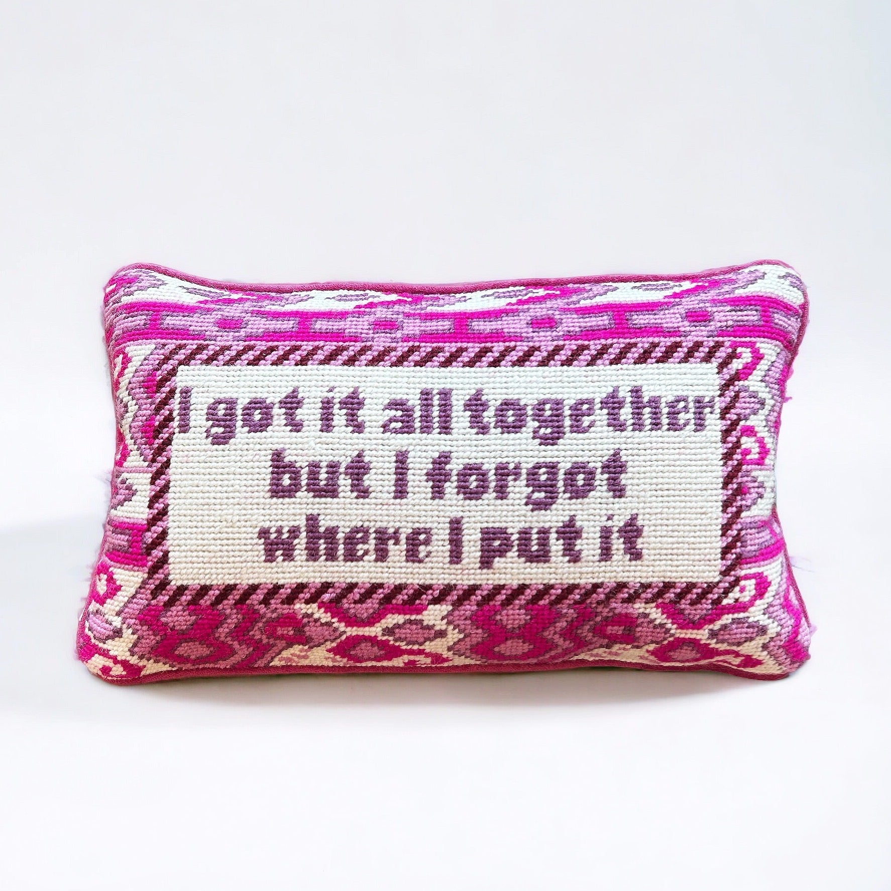 I got it all together but I forgot where I put it pillow - Boho Mamma Store