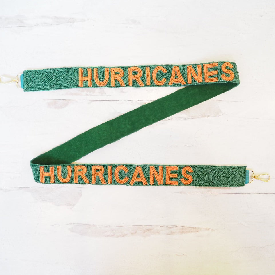 Beaded Hurricanes Purse Strap